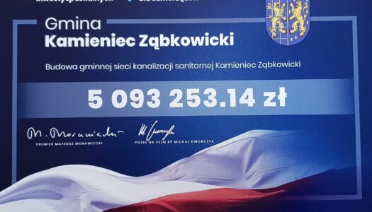 Rządowy Fundusz Inwestycji Lokalnych dla Gminy Kamieniec Ząbkowicki