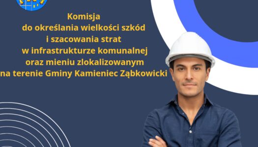 Komunikat – Komisja do określania wielkości szkód i szacowania strat.